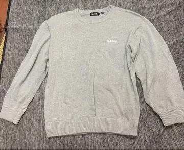 XLARGE 그레이 크루넥 스웨터 XL