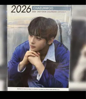 CHA Eunwoo 2026-2027 데스크 달력