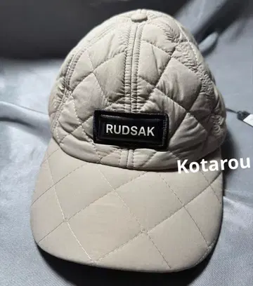RUDSAK 퀼팅 야구 모자