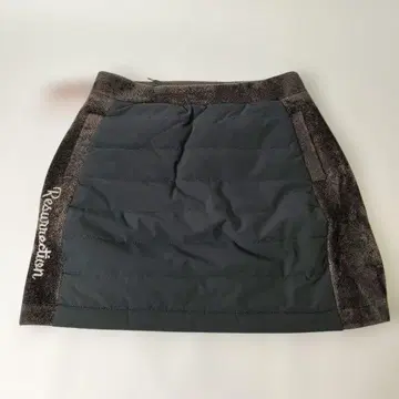 택 포함 미사용 새상품 레더 스커트