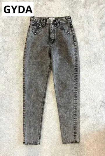 GYDA 제이다 데님 팬츠 블랙 사이즈 XS 여성용 캐주얼