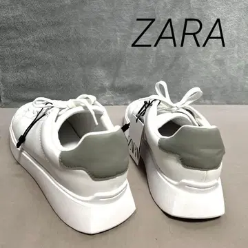 ZARA 스니커즈 모던 화이트 27.6cm 43인치
