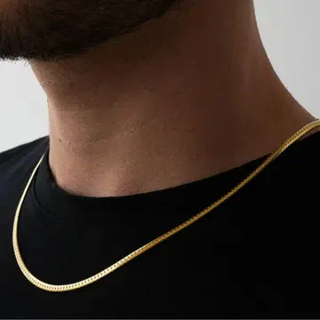 Different 목걸이 프리미엄 골드 53cm 박스 포함