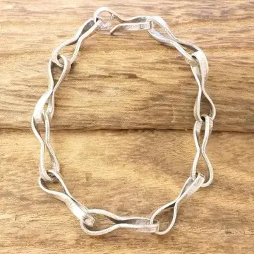 새상품 NORTH WORKS 빈티지 코인 체인 팔찌 은화