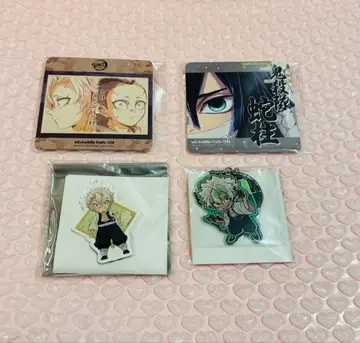 귀멸의 칼날 그림 두루마리 코스터 시나즈가와 형제 ufotablecafe