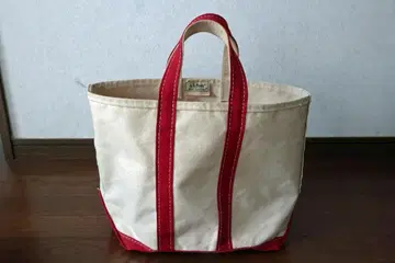 L.L.Bean 토트백 아이보리/레드