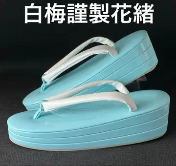 3단 심 조리 스카이블루 백매화 금제 화조