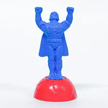 메이지 지우개 슈퍼맨 펜슬캡 받침대 포함