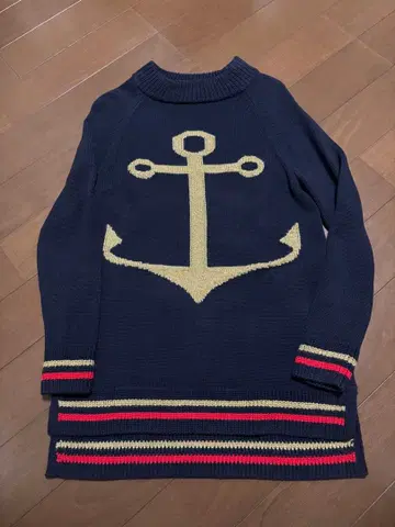 TOMMY HILFIGER 닻 무늬 스웨터