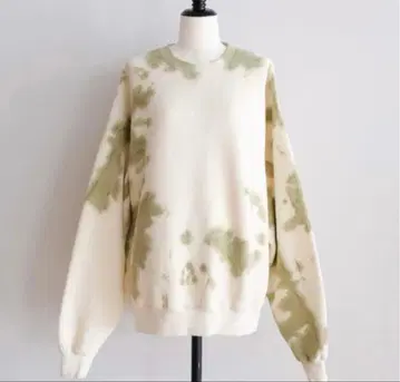 searoomlynn 볼륨 맨투맨 타이다이 그린티