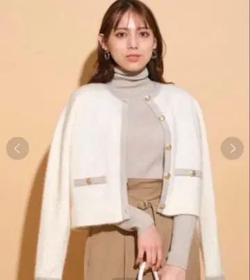 Mystrada 라메 샤기 가디건