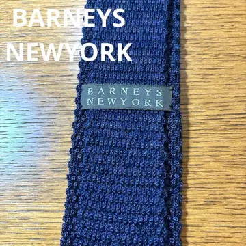 [ 새상품급 ] BARNEYS NEWYORK 바니스뉴욕 네이비 넥타이