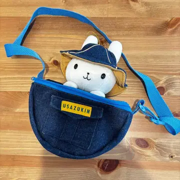 [레어] 헤이세이 레트로 우즈킨 봉제 인형 데님 백