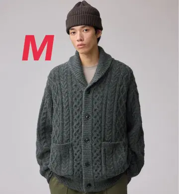 케이블 숄 가디건 ENGINEERED GARMENTS GU M