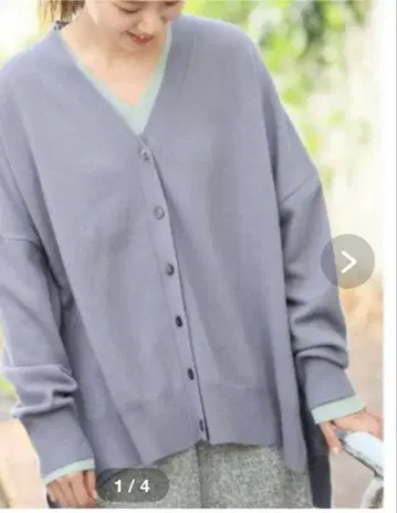 새상품급 IENA 이에나 캐시미어 와이드 V넥 가디건