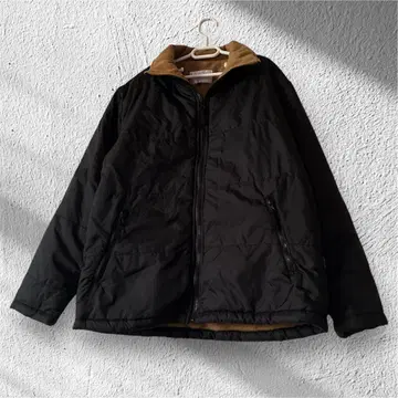 [새상품급] 워크 카트 블랙 베이지 다운 자켓 M 70s 레트로 스트릿