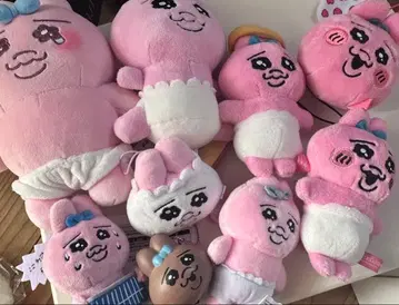 빤쮸토끼 봉제 인형 키링