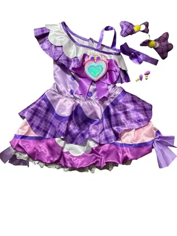 너와 아이돌 프리큐어 큐어큐운 변신 프리츄움 (보라색 의상)