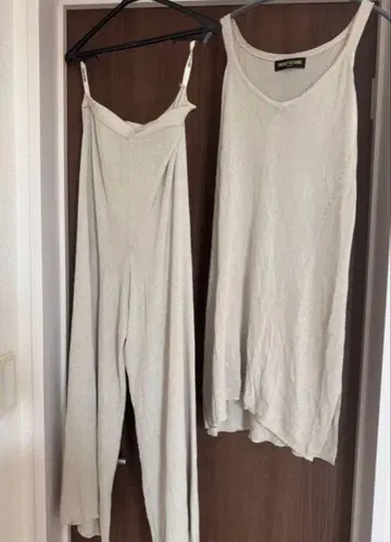 HIROKO KOSHINO 히로코코시노 슬리브리스 팬츠 셋업