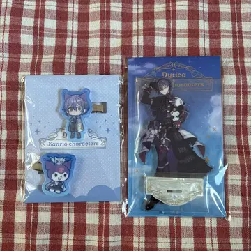 니지산지 Dytica 산리오 코야나기 로우 아크릴 스탠드 헤어 클립