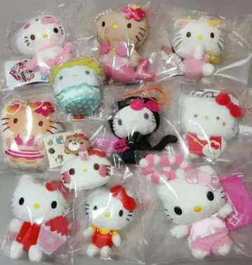 키티 봉제 인형 세트