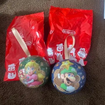 피치와 루이지 크리스마스 오너먼트 닌텐도