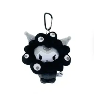 EXPO2025 산리오 블랙 미야쿠미야쿠 쿠로미 카라비너 부착 봉제 인형