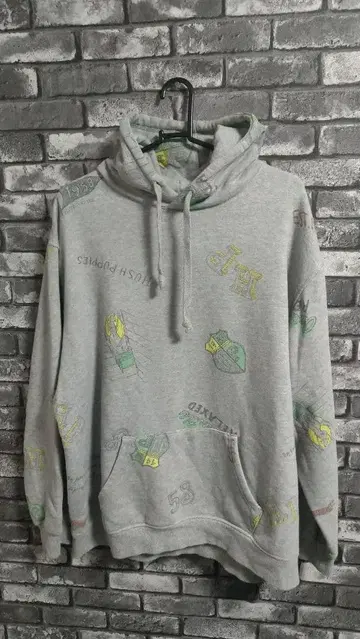 허시파피 후드티 그레이!