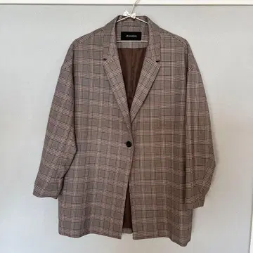 JEANASIS 체크 루즈 테일러드 자켓 프리 사이즈
