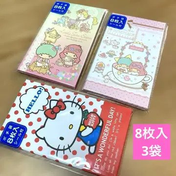 리틀트윈스타 헬로키티 복주머니 산리오 레트로 총 24매 키키라라