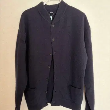 45R 울 100% 다크 네이비 가디건