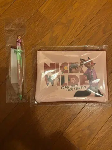 주토피아2 닉 모코모코 파우치 & 샤프 펜 세트