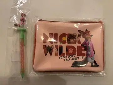 주토피아2 닉 보들보들 파우치 & 샤프 & 패션 반지 세트