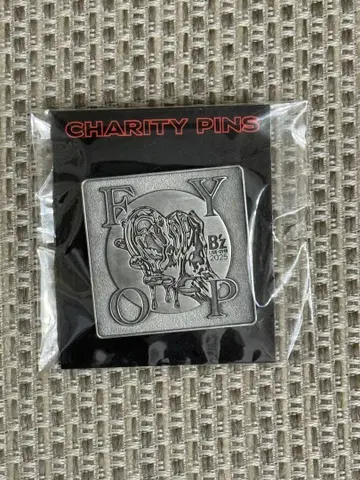 B'z FYOP 차리티 핀 배지