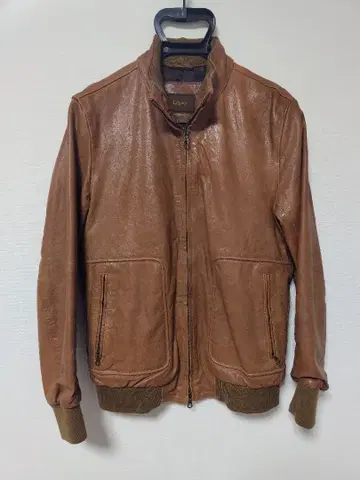 nano universe Library 브라운 레더 자켓 46