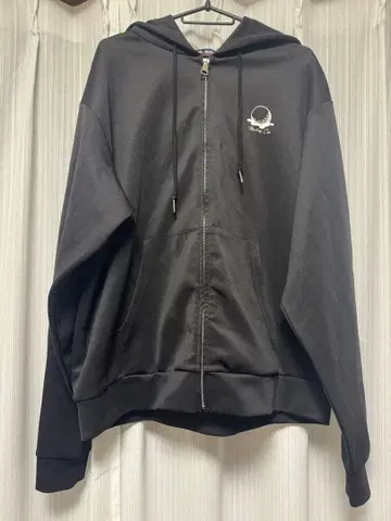 골프 디자인 블랙 풀 집업 후드티