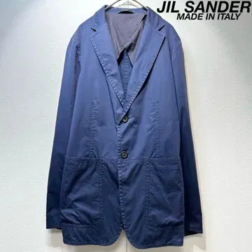 레어 JIL SANDER 고급 나일론 디자인 테일러드 자켓 50