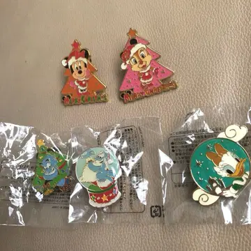 디즈니 크리스마스 핀즈 5세트