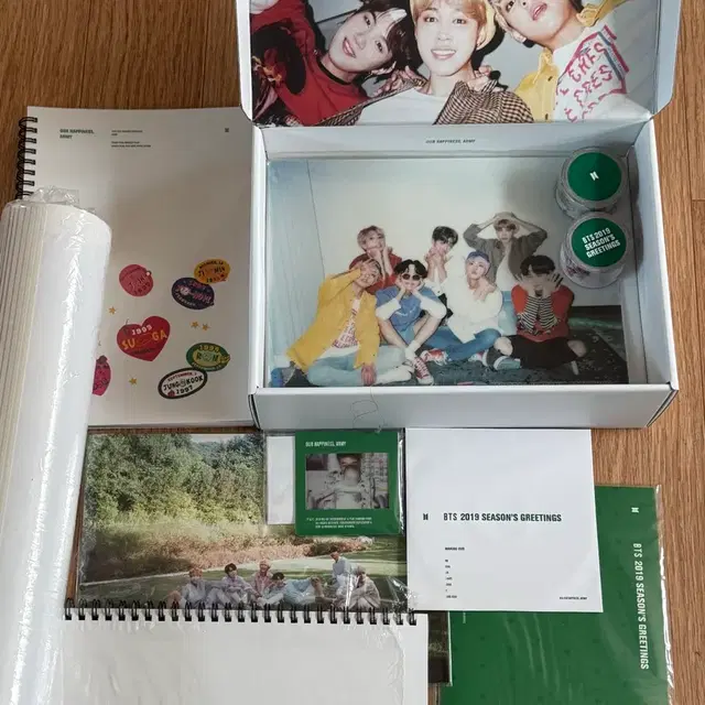 방탄 BTS 시즌그리팅 2019 베이포토 태형 월캘린더 포함