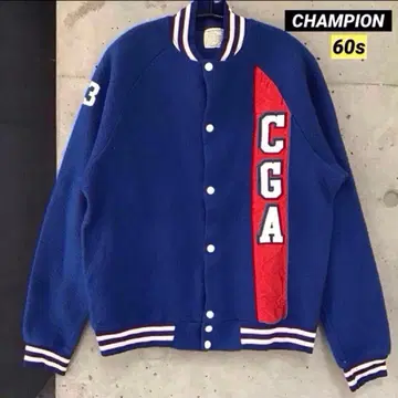 60s 챔피온 타타키 태그 플리스 자켓 CHAMPION