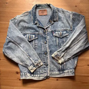 BIG JOHN 데님 자켓 케미컬 워시