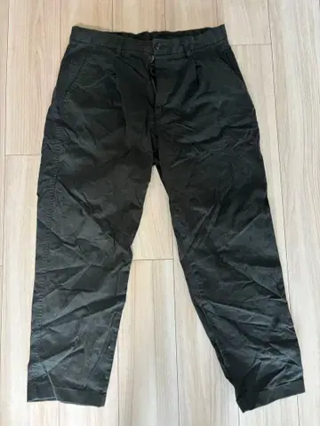 유니클로 카키 워크 팬츠 허리 88