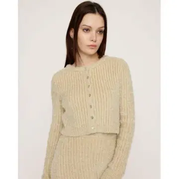 SLY GLITTERKNIT2WAY C/D 글리터 니트 2웨이 가디건