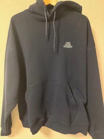 YES GOOD MARKET 후드티 L 네이비