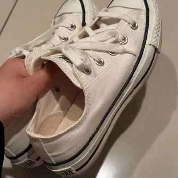 컨버스 올스타 메이드 인 재팬 로우컷 화이트 22.5