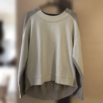 그레디 브릴리언트 FAVORI 맨투맨 & 케이블 니트 도킹 풀오버