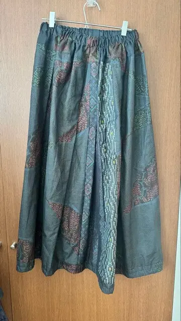 기모노 리메이크 롱 스커트