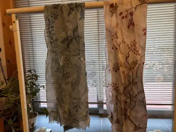 펠리시모 울 꽃무늬 스톨 2장