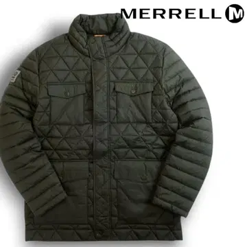 머렐 에코 다운 나일론 퀼팅 충전솜 패디드 블루종 자켓
