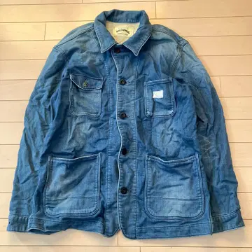 12.9 월드 워커즈 데님 커버올 블루 L